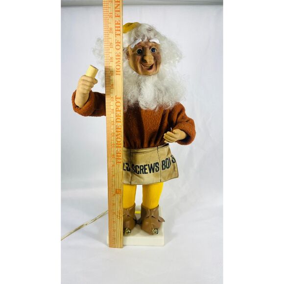 Vintage 1994 Animated Electric Telco MOTION-ette Christmas Elf Helper - Picture 10 of 11